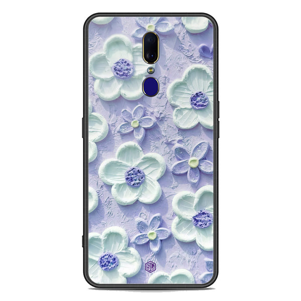 Floral Series Soft Phone Case - Premium Glass Case - Design 4 - Oppo A9 / A9x