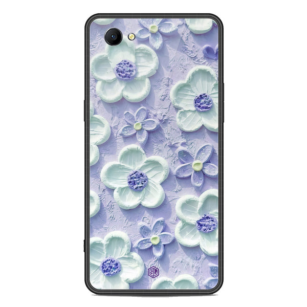 Floral Series Soft Phone Case - Premium Glass Case - Design 4 - Oppo A3