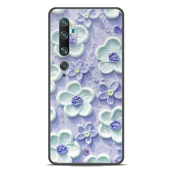 Floral Series Soft Phone Case - Premium Glass Case - Design 4 - Xiaomi Mi Note 10 Pro