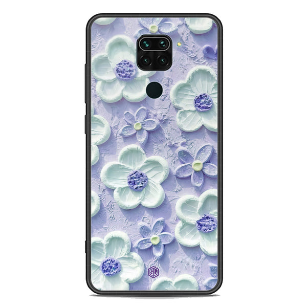 Floral Series Soft Phone Case - Premium Glass Case - Design 4 - Xiaomi Redmi Note 9