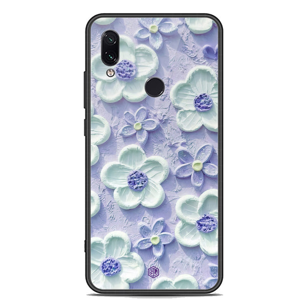 Floral Series Soft Phone Case - Premium Glass Case - Design 4 - Xiaomi Redmi Note 7 Pro