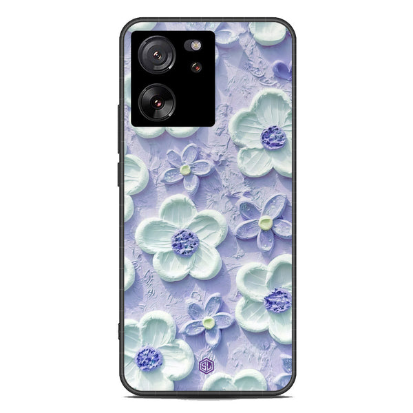 Floral Series Soft Phone Case - Premium Glass Case - Design 4 - Xiaomi 13T