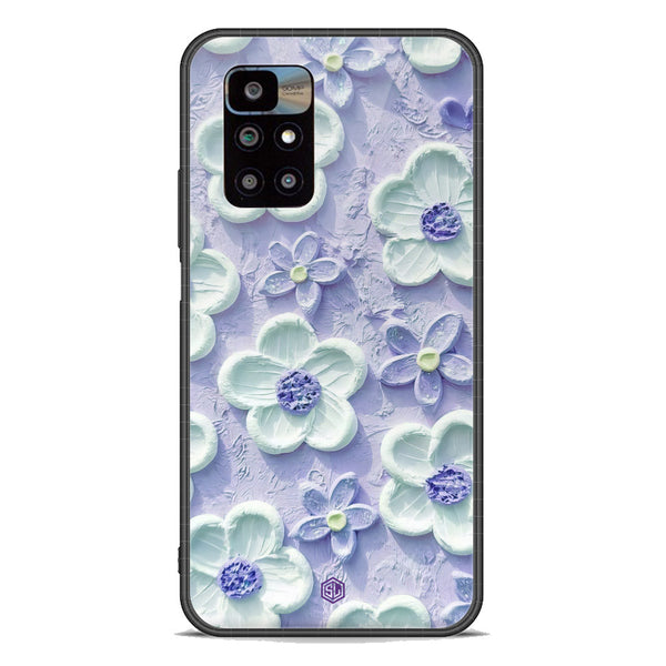 Floral Series Soft Phone Case - Premium Glass Case - Design 4 - Xiaomi Redmi 10 Prime