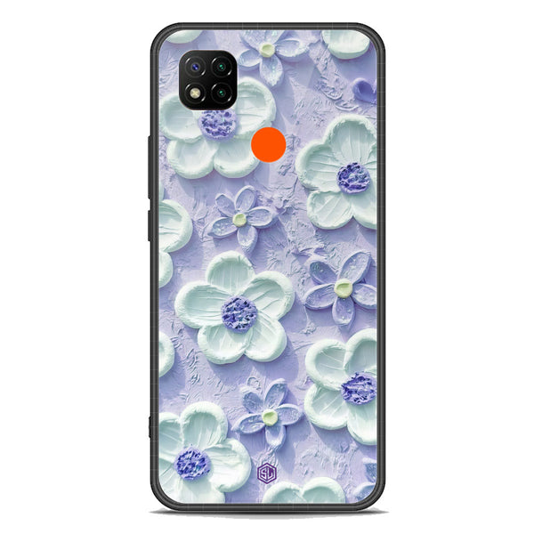 Floral Series Soft Phone Case - Premium Glass Case - Design 4 - Xiaomi Redmi 9C