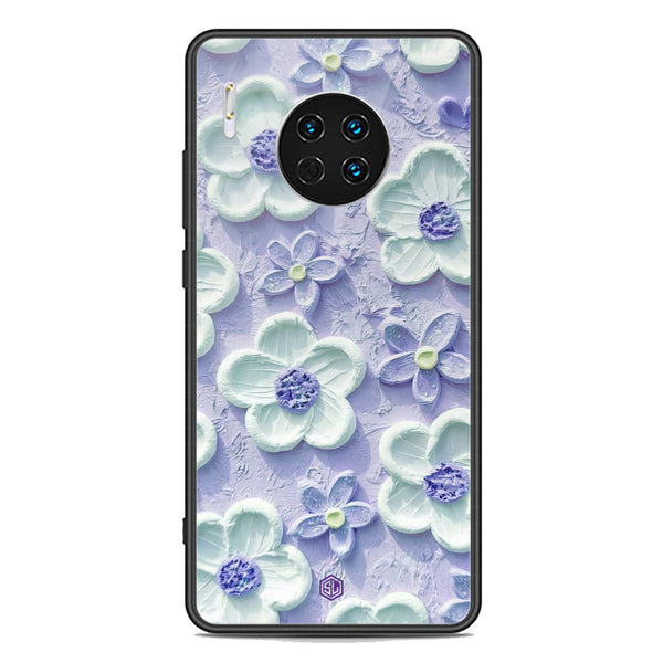 Floral Series Soft Phone Case - Premium Glass Case - Design 4 - Huawei Mate 30