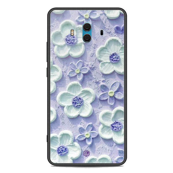 Floral Series Soft Phone Case - Premium Glass Case - Design 4 - Huawei Mate 10