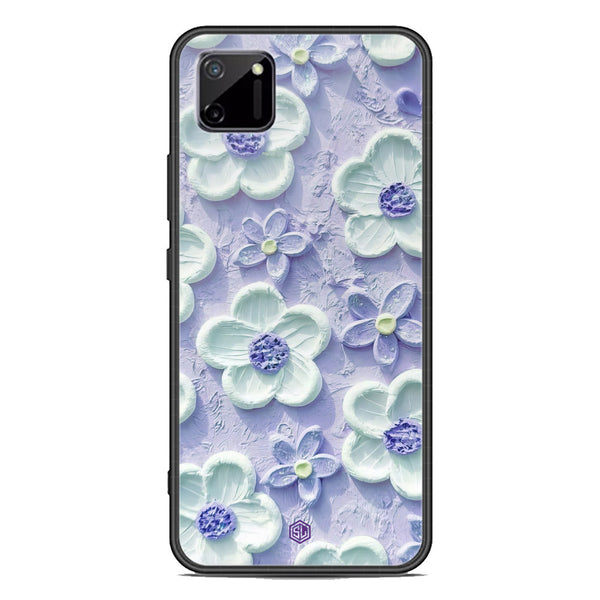 Floral Series Soft Phone Case - Premium Glass Case - Design 4 - Realme C11 2021