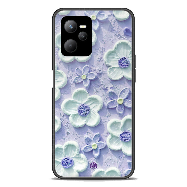 Floral Series Soft Phone Case - Premium Glass Case - Design 4 - Realme 9 Pro