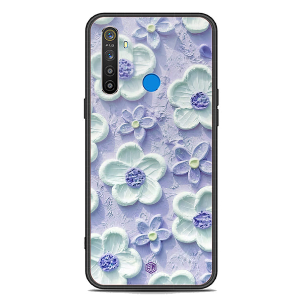 Floral Series Soft Phone Case - Premium Glass Case - Design 4 - Realme 6i