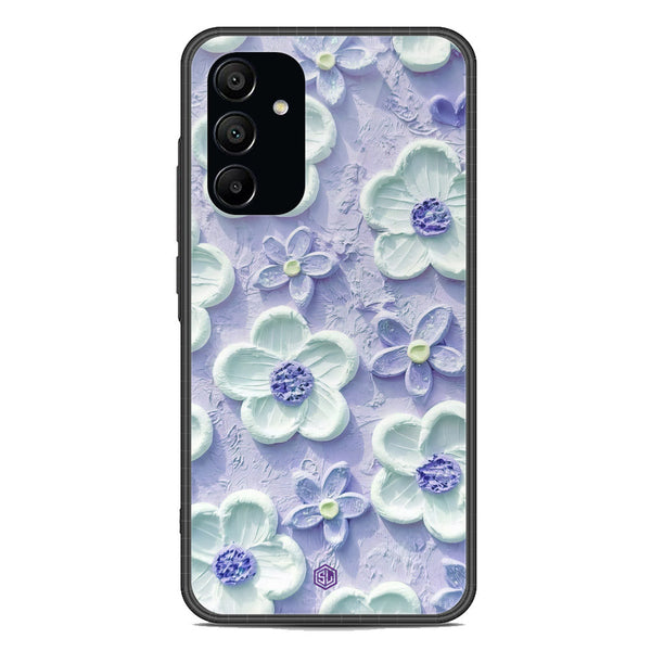 Floral Series Soft Phone Case - Premium Glass Case - Design 4 - Samsung Galaxy A15 4G