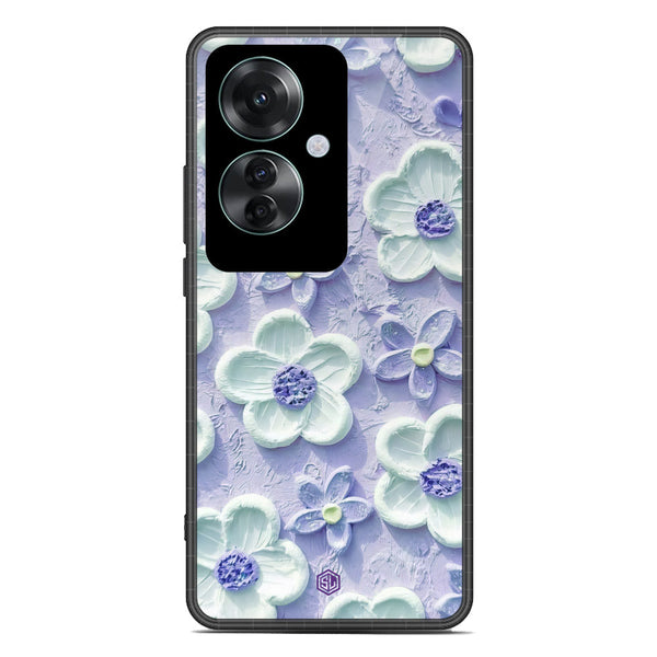 Floral Series Soft Phone Case - Premium Glass Case - Design 4 - Oppo Reno 11F