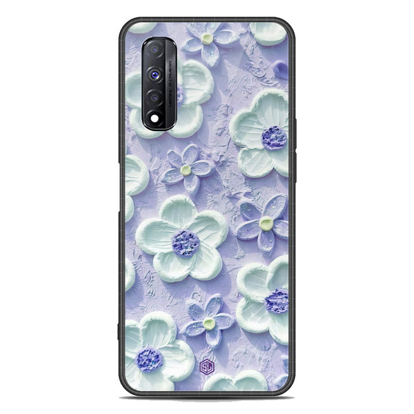 Floral Series Soft Phone Case - Premium Glass Case - Design 4 - Realme Narzo 30