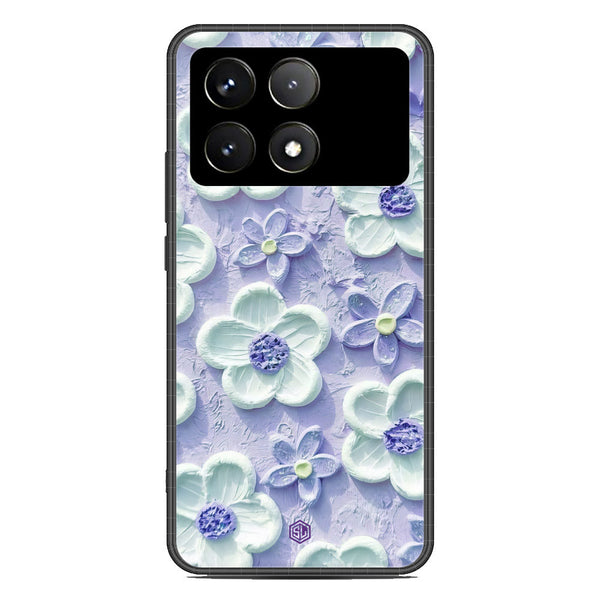 Floral Series Soft Phone Case - Premium Glass Case - Design 4 - Xiaomi Poco X6 Pro