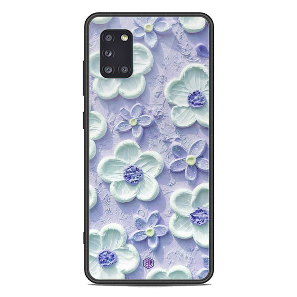 Floral Series Soft Phone Case - Premium Glass Case - Design 4 - Samsung Galaxy A31