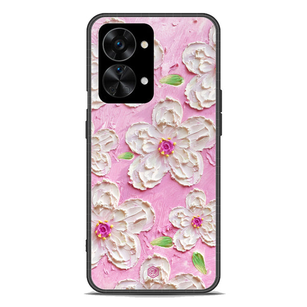 Floral Series Soft Phone Case - Premium Glass Case - Design 5 - OnePlus Nord 2T