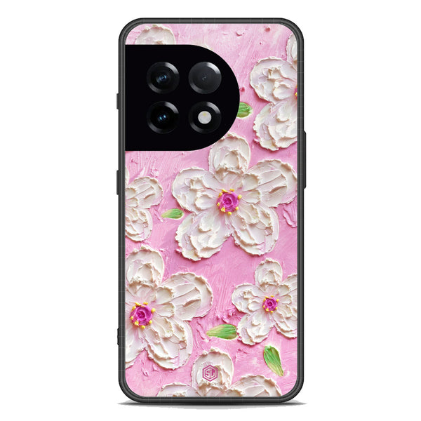 Floral Series Soft Phone Case - Premium Glass Case - Design 5 - OnePlus 11