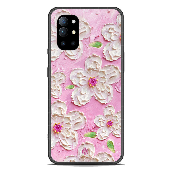 Floral Series Soft Phone Case - Premium Glass Case - Design 5 - OnePlus 9R