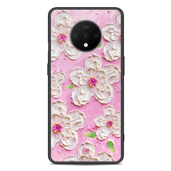 Floral Series Soft Phone Case - Premium Glass Case - Design 5 - OnePlus 7T