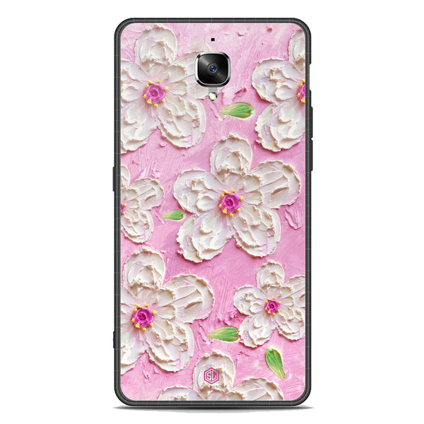 Floral Series Soft Phone Case - Premium Glass Case - Design 5 - OnePlus 3T