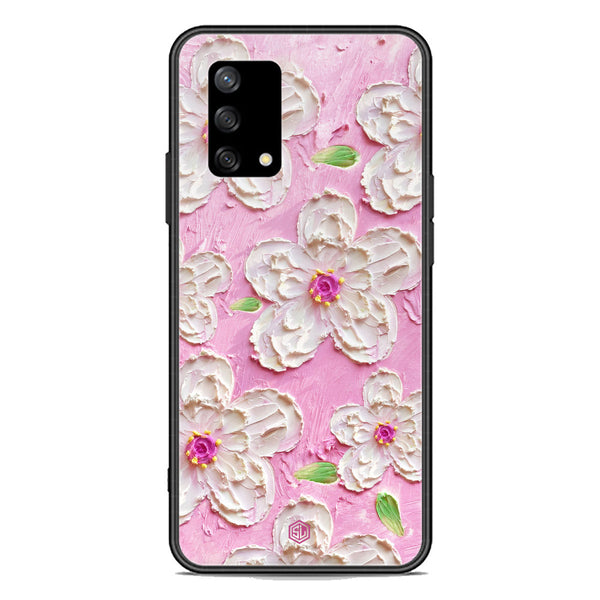 Floral Series Soft Phone Case - Premium Glass Case - Design 5 - Oppo Reno 6 Lite