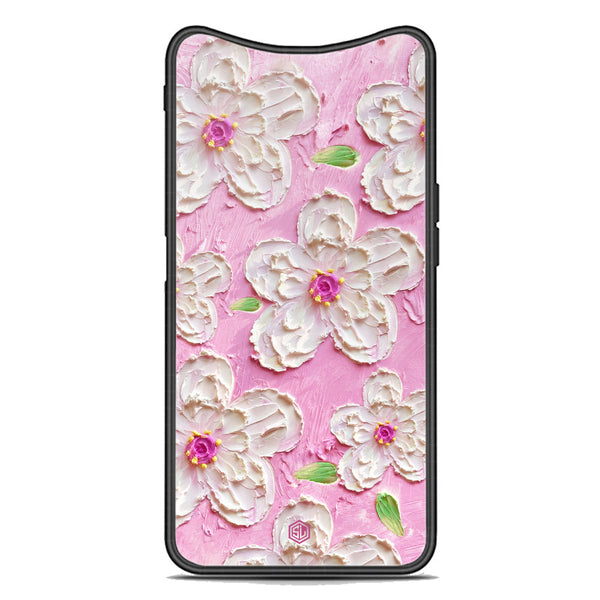 Floral Series Soft Phone Case - Premium Glass Case - Design 5 - Oppo Find X