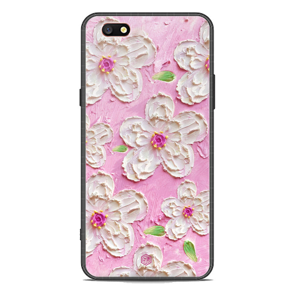 Floral Series Soft Phone Case - Premium Glass Case - Design 5 - Oppo F3