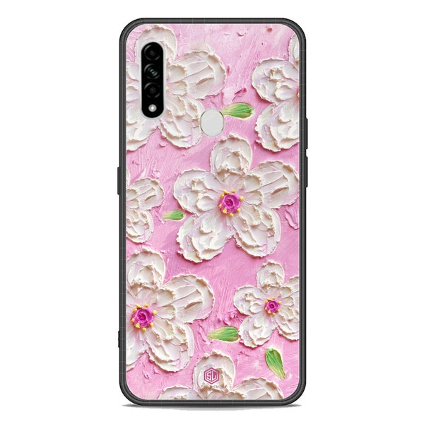 Floral Series Soft Phone Case - Premium Glass Case - Design 5 - Oppo A31