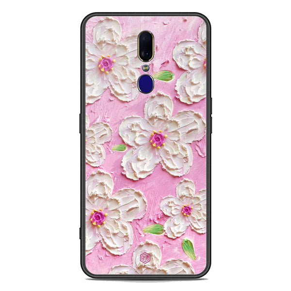 Floral Series Soft Phone Case - Premium Glass Case - Design 5 - Oppo A9 / A9x