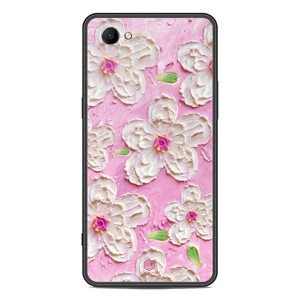 Floral Series Soft Phone Case - Premium Glass Case - Design 5 - Oppo A3