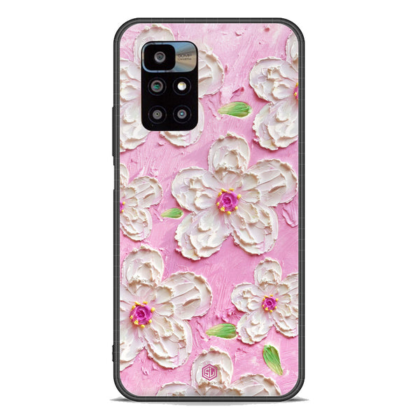 Floral Series Soft Phone Case - Premium Glass Case - Design 5 - Xiaomi Redmi 10 Prime