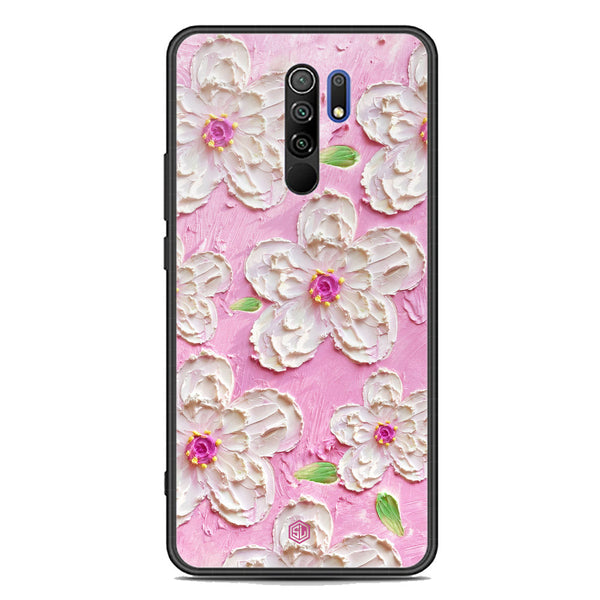 Floral Series Soft Phone Case - Premium Glass Case - Design 5 - Xiaomi Redmi 9 Prime