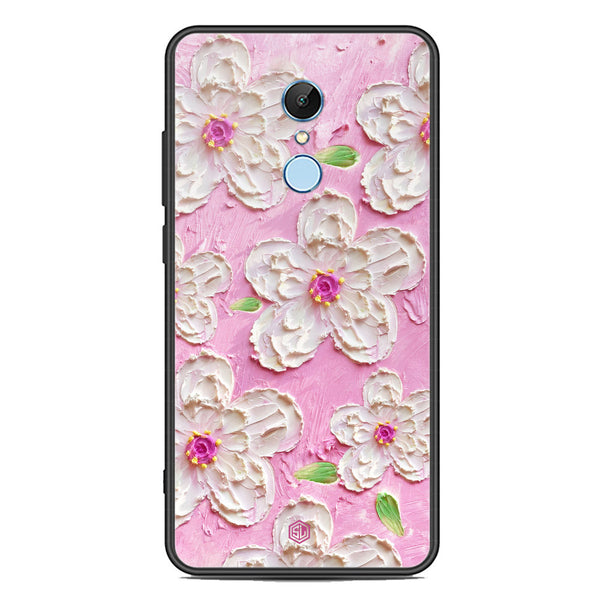 Floral Series Soft Phone Case - Premium Glass Case - Design 5 - Xiaomi Redmi 5