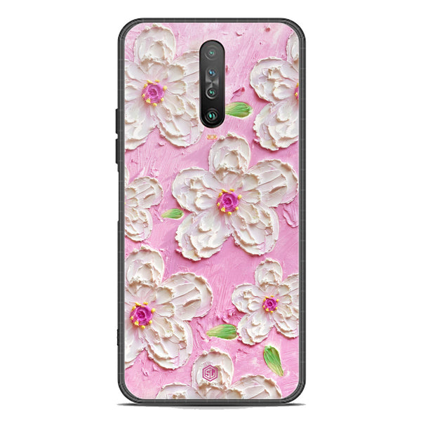 Floral Series Soft Phone Case - Premium Glass Case - Design 5 - Xiaomi Poco X2