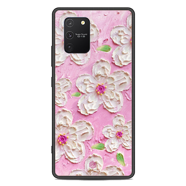 Floral Series Soft Phone Case - Premium Glass Case - Design 5 - Samsung Galaxy S10 Lite