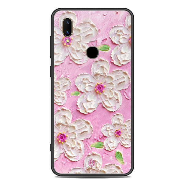 Floral Series Soft Phone Case - Premium Glass Case - Design 5 - Vivo V11