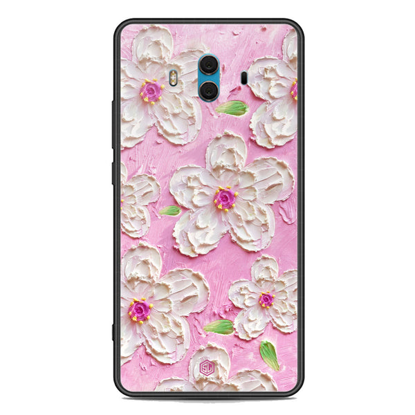 Floral Series Soft Phone Case - Premium Glass Case - Design 5 - Huawei Mate 10