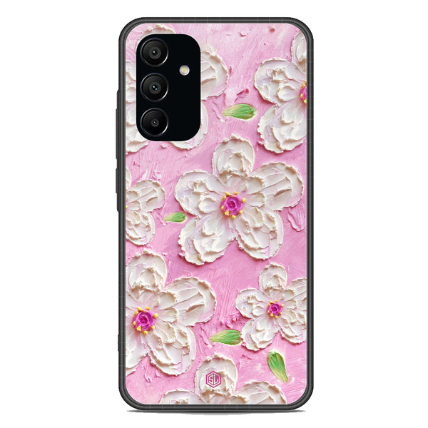 Floral Series Soft Phone Case - Premium Glass Case - Design 5 - Samsung Galaxy A15 5G