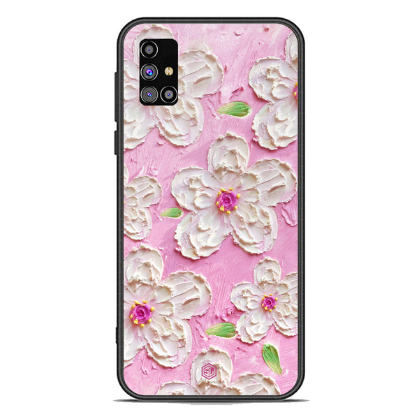 Floral Series Soft Phone Case - Premium Glass Case - Design 5 - Samsung Galaxy M31s