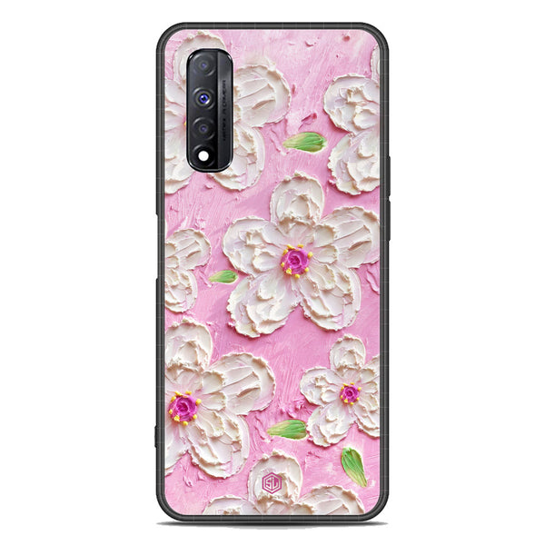 Floral Series Soft Phone Case - Premium Glass Case - Design 5 - Realme Narzo 30