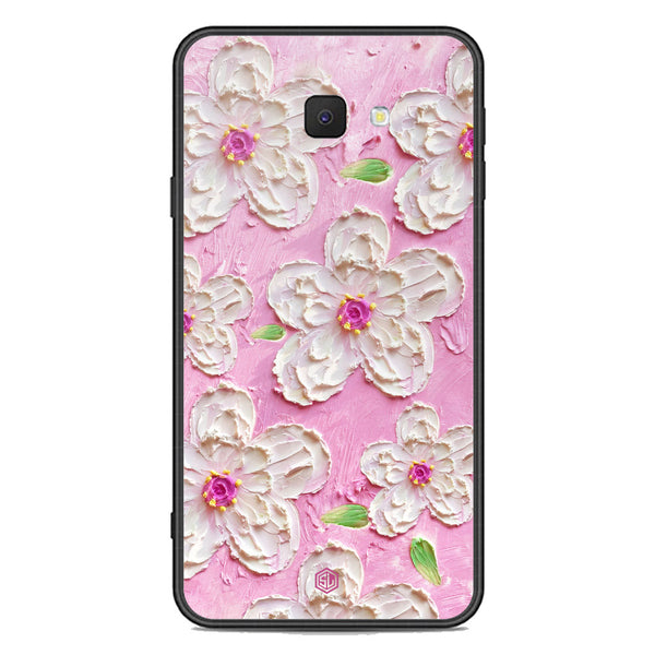 Floral Series Soft Phone Case - Premium Glass Case - Design 5 - Samsung Galaxy J7 Prime