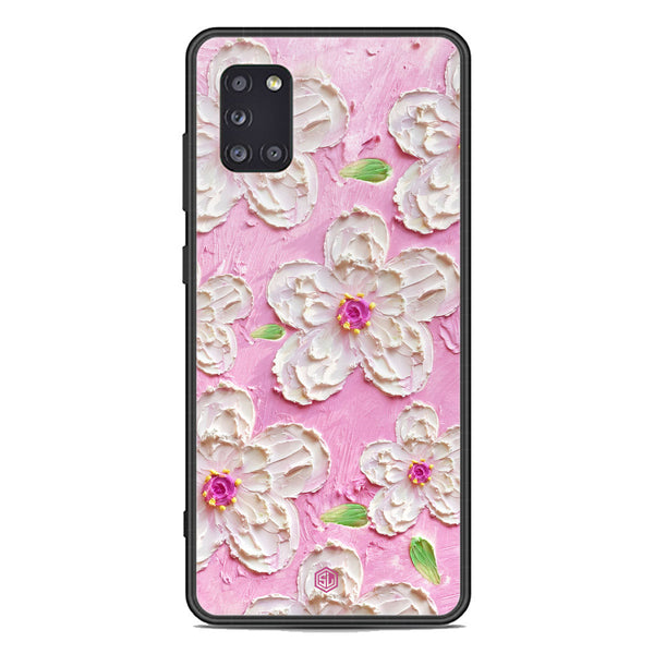 Floral Series Soft Phone Case - Premium Glass Case - Design 5 - Samsung Galaxy A31