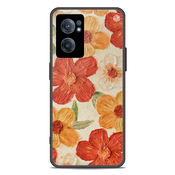 Floral Series Soft Phone Case - Premium Glass Case - Design 6 - OnePlus Nord CE 2 5G