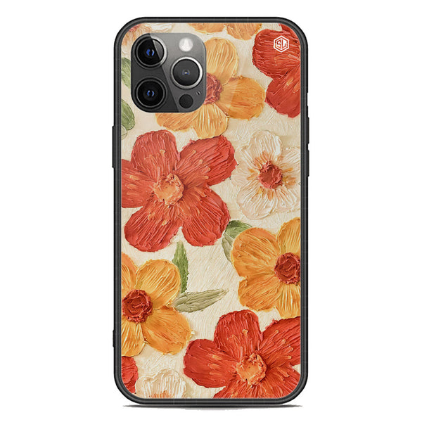 Floral Series Soft Phone Case - Premium Glass Case - Design 6 - iPhone 12 Pro Max