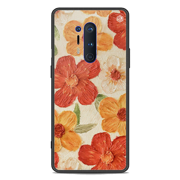 Floral Series Soft Phone Case - Premium Glass Case - Design 6 - OnePlus 8 Pro