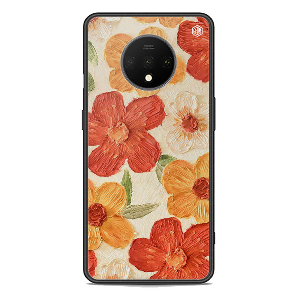 Floral Series Soft Phone Case - Premium Glass Case - Design 6 - OnePlus 7T