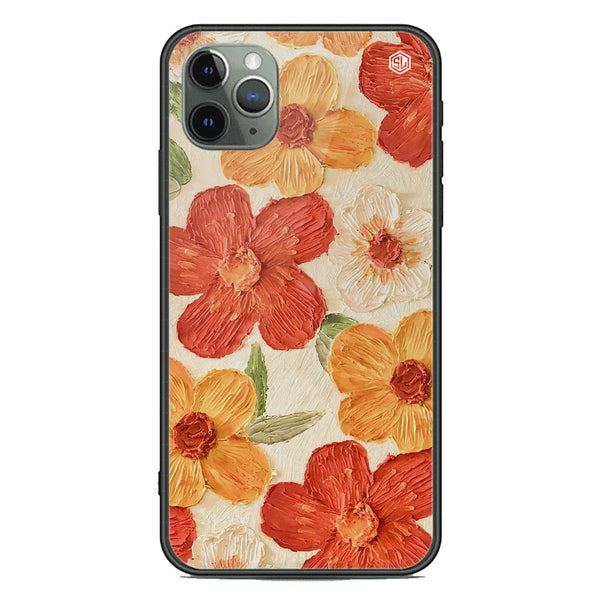 Floral Series Soft Phone Case - Premium Glass Case - Design 6 - iPhone 11 Pro Max