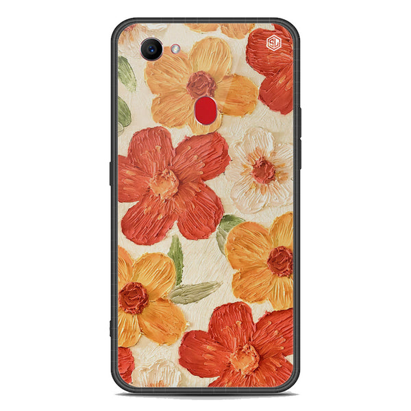 Floral Series Soft Phone Case - Premium Glass Case - Design 6 - Oppo F7