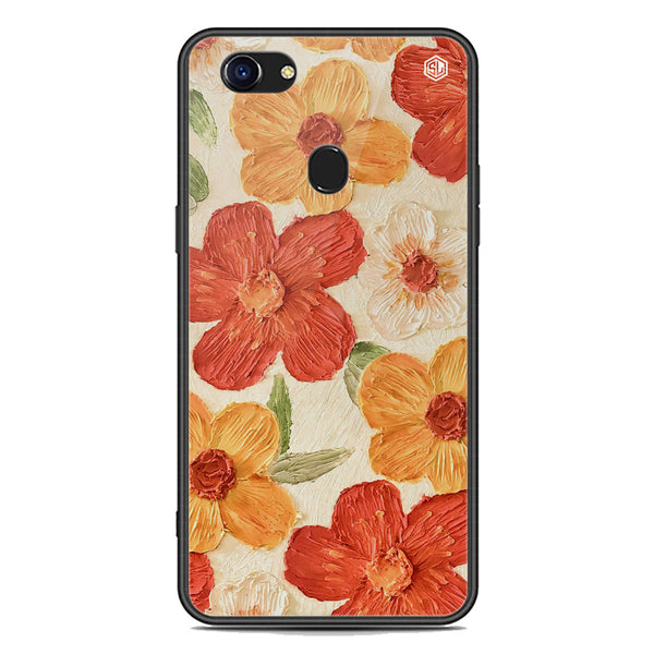 Floral Series Soft Phone Case - Premium Glass Case - Design 6 - Oppo F5