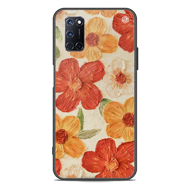 Floral Series Soft Phone Case - Premium Glass Case - Design 6 - Oppo A92