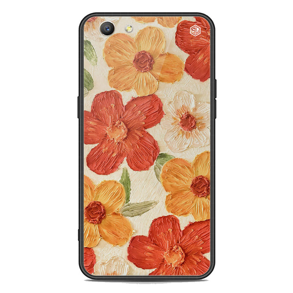 Floral Series Soft Phone Case - Premium Glass Case - Design 6 - Oppo A59